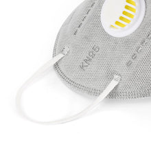 Load image into Gallery viewer, Black KN95 Mask Mouth Caps FFp3 Face Mask Cotton Mouth Masks Valved KN95 Dust Protective FFP2 Masks 6 Layer Face Mascarillas