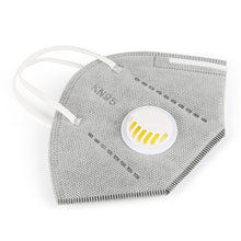 Load image into Gallery viewer, Black KN95 Mask Mouth Caps FFp3 Face Mask Cotton Mouth Masks Valved KN95 Dust Protective FFP2 Masks 6 Layer Face Mascarillas