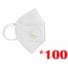 Load image into Gallery viewer, Black KN95 Mask Mouth Caps FFp3 Face Mask Cotton Mouth Masks Valved KN95 Dust Protective FFP2 Masks 6 Layer Face Mascarillas