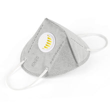 Load image into Gallery viewer, Black KN95 Mask Mouth Caps FFp3 Face Mask Cotton Mouth Masks Valved KN95 Dust Protective FFP2 Masks 6 Layer Face Mascarillas