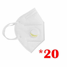 Load image into Gallery viewer, Black KN95 Mask Mouth Caps FFp3 Face Mask Cotton Mouth Masks Valved KN95 Dust Protective FFP2 Masks 6 Layer Face Mascarillas